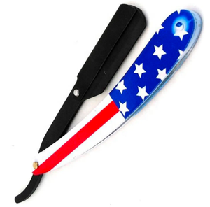 Maquinilla de afeitar recta profesional de diseño personalizado para hombre, maquinilla de afeitar Baber de acero inoxidable sostenible para afeitado facial, belleza, cuidado Personal - Product Image 4