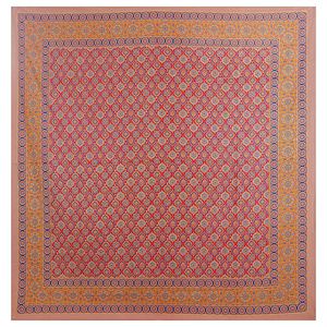 Red Floral 240 TC 100% Cotton Bedsheet Set Super <b>King</b> <b>Size</b> with 2 Pillow Covers Home Use (SHKV1086) - Product Image 4
