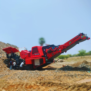 Concasseur à mâchoires mobile sur chenilles HT130 pour la production d'agrégats de taille moyenne dans les travaux routiers et de construction en provenance d'Inde - Product Image 3