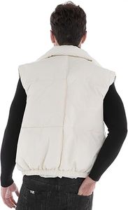 Venta Directa de Fábrica, Chaleco Acolchado Personalizado de Alta Calidad, Transpirable, para Hombre, Invierno, Casual, Cuello en V, 220g, 100% - Product Image 4