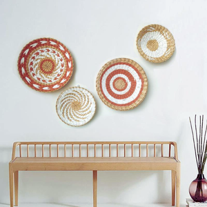 Décoration murale artisanale authentique en jonc de mer tressé, élégant accent d'intérieur, artisanat durable, fabriqué au Vietnam par le fabricant - Product Image 3