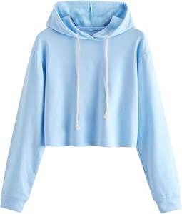 High Quality Custom Made Teen <b>Girls</b> Casual Long Sleeve Crop <b>Hoodies</b> Pullover Tops Hooded <b>Sweatshirts</b> Trendy Design Classic 2024 - Product Image 1