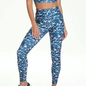 Wholesale Women Capri <b>Leggings</b> Sublimation <b>High</b> Waist Workout Yoga Pants Premium Quality Factory Custom Oem Odm Soft Comfortable - Product Image 2