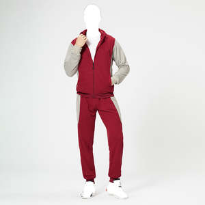 2025 nueva ropa deportiva para gimnasio, chándal de Fitness de dos piezas sólido ecológico con cuello con capucha, deportes de invierno al por mayor - Product Image 4