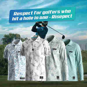 ผู้ผลิตเสื้อกอล์ฟสำหรับผู้ชาย ยี่ห้อ Golfers' Pride ปักลายตามสั่ง - Product Image 1