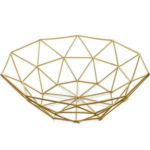 Cuenco único para servir frutas con alambre de metal negro para eventos y hoteles, accesorios de vajilla personalizados a precio mayorista para pedidos a granel - Product Image 4