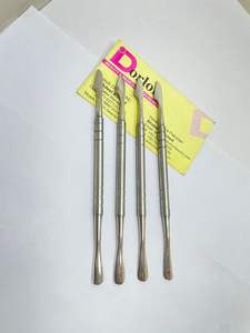 เครื่องมือดันหนังกำพร้าแบบใหม่ที่ดันหนังกำพร้าสแตนเลสสองปลายมีดรูปทรงเล็บ - Product Image 3