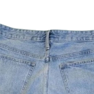 Wholesale New Women's Mid Waist <b>Denim</b> Shorts Distress Style Summer Shorts 100% Cotton High Quality - Product Image 6