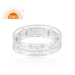 Nuevo diseño de anillo de plata de ley, joyería personalizada para mujer, regalo para ella, fabricante de joyería personalizada - Product Image 4