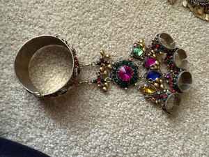 Conjuntos afganos de alta calidad para adultos Servicio OEM personalizado Proveedor directo Ropa de fiesta de boda Collar de acero inoxidable - Product Image 5