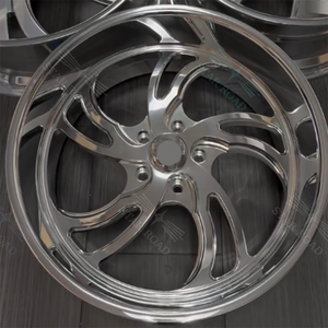 Jantes en alliage forgé chromées concaves 2 pièces 20 22 24 26 pouces, jantes chromées, moyeux américains, lèvres profondes, 5 6 boulons pour Chevrolet <span class=keywords><strong>Silverado</strong></span> - Product Image 4