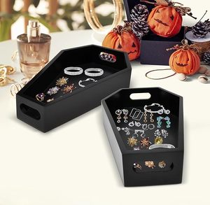 Bandeja grande de madera hecha a mano para ataúd, bandeja de melamina para servir, tazón de decoración para el hogar, elegante olla de azúcar de fruta, madera hecha a mano - Product Image 3