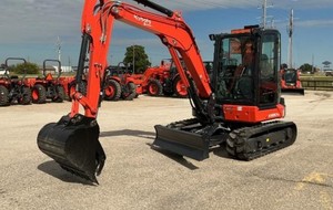 Excavadora Usada KX057-5 de 5.5 Toneladas en Stock, Máquina de Trabajo Pesado con Motor y Bomba Incluidos - Product Image 2