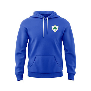 Sweat à capuche 100 % coton pour homme, élégant et confortable, col à capuche, motif uni, impression numérique, saison hivernale, poche personnalisable - Product Image 1