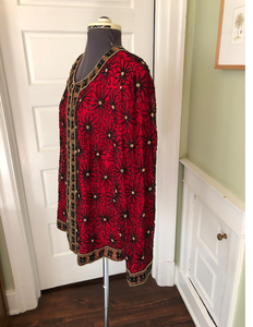 Temporada de otoño Vestido informal para mujer Con cuentas Lentejuelas sostenibles Decoración Borde libre Chaqueta fina Chaqueta larga - Product Image 4