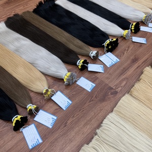 ต่อผมแท้แบบตรงธรรมชาติ คุณภาพพรีเมียม สไตล์ดูเป็นธรรมชาติ สำหรับร้านเสริมสวยและขายส่ง - Product Image 5