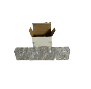 Diseño moderno llegada venta directa de fábrica decoración de la boda aleación diamante relleno cristal servilleteros - Product Image 6