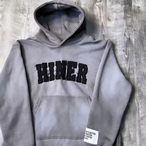 Sudaderas con capucha desgastadas lavadas con ácido térmico personalizadas al por mayor para hombres | Sudadera con capucha térmica vintage extragrande rasgada con bordado - Product Image 4