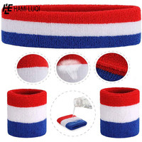 Bandeau anti-transpirant en coton avec logo imprimé sur mesure Jogging Sweat Band Sports Stretch Bandeau mince sec universel PK 100 pièces