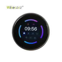 Écran tactile rond Wisecoco Smart Home HMI, commande par bouton rotatif, affichage 1,28 pouce 240*240 UART, encodeur circulaire