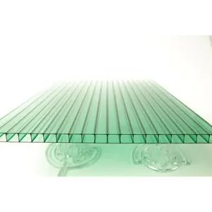 Lámina de Policarbonato de Doble Pared Transparente y Duradera G Crystal, Panel Hueco Modelo G Crystal 10 para Diseño de Techos Modernos - Product Image 2