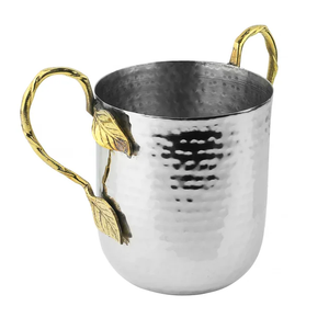 Taza de acero inoxidable con mango para el hogar, taza de acero de alta calidad con tamaño personalizado, artículo de último diseño - Product Image 3