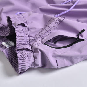 กางเกงทรงแบ็กกี้ใส่เล่นสกีหิมะของผู้ชายกันน้ำกันลมระบายอากาศได้ผ้าฟลีซซับในเอวยางยืดพิมพ์ลายไซส์พิเศษสำหรับเล่นสกี - Product Image 4