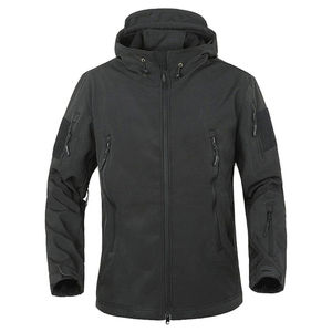Veste Softshell d'hiver en polyester imperméable coupe-vent, uniforme de travail extérieur avec logo personnalisé - Product Image 3