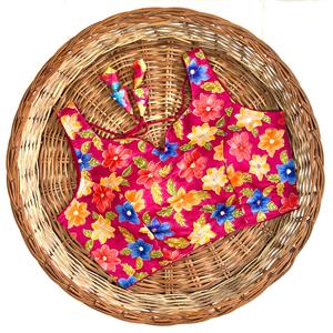 Chemisier moderne a une fleur imprimée en 3D avec un travail de fil et un travail de position de sequnce Chemisier a un motif ouvert Froent et un beau nœud - Product Image 5