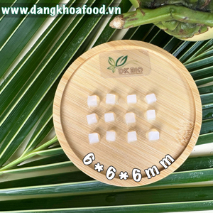 Nata de Coco Comprimida RAW, Gelatina de Coco Marca DK BIO, Contenido de Agua de Coco, Certificación Halal para Bebidas y Postres - Product Image 1