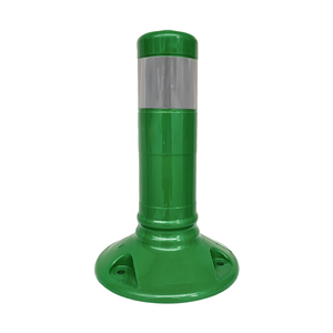 Bouée de signalisation routière flexible en TPE vert 30 x 8 cm - Product Image 1