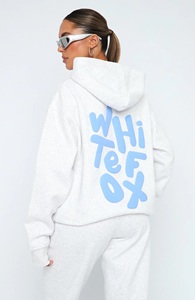 Ensemble de survêtement long pour femme, 2 pièces, hiver, uni, brodé - Product Image 6