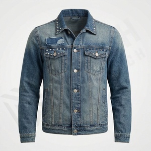 Gilet en denim brut en coton classique pour hommes et femmes, veste sans manches, style rétro élégant, coupe ajustée, tendance streetwear, mode décontractée, vêtements modernes - Product Image 1