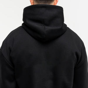Wholesale <b>Men</b> <b>Hoodie</b> Printed New <b>Black</b> <b>Hoodie</b> 100% Cotton Pullover Custom Brand Heavyweight <b>Hoodie</b> By Antique Fashion - Product Image 4