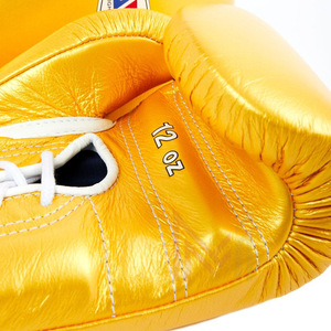 Gants de boxe professionnels de haute qualité, fabriqués sur mesure, en cuir véritable, à lacets, imperméables, respirants, séchage rapide - Product Image 6