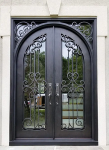 Chất lượng cao kính hiện đại an ninh bên ngoài cửa ra vào với thiết kế đồ họa-Giá rẻ - Product Image 5