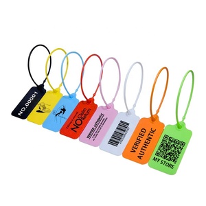 Biểu tượng tùy chỉnh Zip Tie <span class=keywords><strong>tag</strong></span> Nhựa an ninh con dấu <span class=keywords><strong>Tag</strong></span> cho quần áo giày Túi - Product Image 1