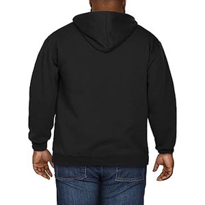 Sweat à capuche personnalisé pour hommes hommes gris couleur sweat à capuche hommes fermeture éclair complète à manches longues 350g fermeture éclair complète logo personnalisé sweats à capuche - Product Image 6