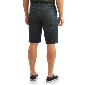 Short en jean d'été pour homme. Avec un la conception élastique de taille de cordon. Pour une tenue décontractée quotidienne. Tendance et à la mode. - Product Image 3