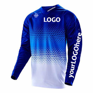 Camiseta de carreras personalizada para adultos, novedad, ropa deportiva de poliéster de manga larga, camiseta de carretera con sublimación transpirable, ropa para Motocross - Product Image 3