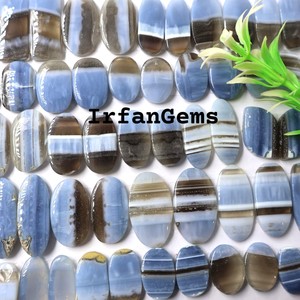 คู่โอปอลสีฟ้าธรรมชาติอัญมณีทรงหลวมอัญมณีทรงหลวมผสมรูปร่างและขนาดโอปอลสีฟ้าคู่อัญมณีจำนวนมากเครื่องประดับทำหินสีฟ้าโอปอลล็อต - Product Image 4