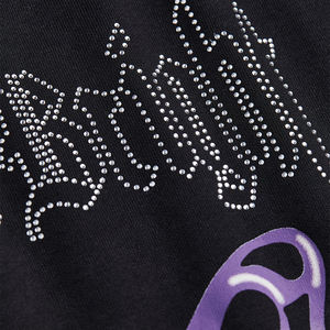 Girls' Winter Gym Fitness Sweatshirt <b>Long</b>-<b>Sleeved</b> <b>White</b> Cotton <b>Cropped</b> Hoodie Puffer <b>Top</b> Solid Style - Product Image 4