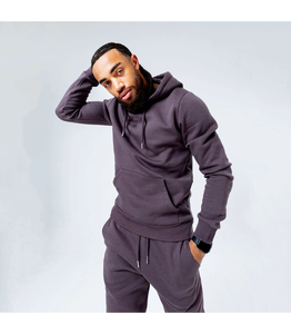 Customized Logo Printed 100% Cotton Men Flared Tracksuits / New Fashion Tracksuit 2 Piece Flared <b>Pants</b> and Hoodies Sets - Product Image 3