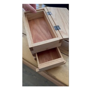 Boîtes de rangement avec logo personnalisé d'usine, meilleures ventes Vente en gros professionnelle d'emballages cadeaux en bois pour bijoux dans différents styles - Product Image 1