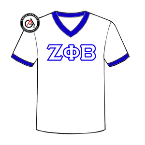 Zeta phi Beta soror เสื้อผ้าสตรีเสื้อแขนสั้นแฟชั่นสำหรับทุกเพศเสื้อคอวีสำหรับผู้หญิง - Product Image 2