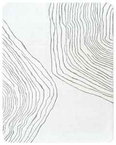 พรมขนสัตว์ลายดอกไม้ทำมือ ซักได้ เป็นมิตรกับสิ่งแวดล้อม เหมาะสำหรับห้องนั่งเล่น ห้องนอน โรงแรม และบ้านสมัยใหม่ - Product Image 4