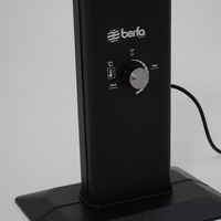 Chauffage électrique portable autonome à économie d'énergie avec effet de flamme LED, thermostat réglable et protection contre la surchauffe pour la maison