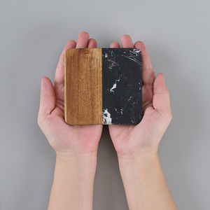 Sous-verres en bois naturel de qualité supérieure, conçus pour un usage quotidien, protégeant les surfaces de table de la maison, de la cuisine et du bureau - Product Image 2