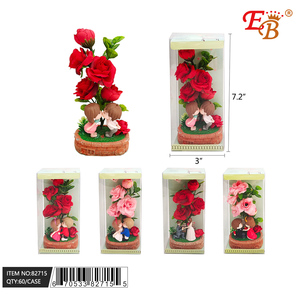 3*7.5เครื่องประดับคู่กุหลาบ60ชิ้น6PK(10)/CS อุปกรณ์สำหรับวันวาเลนไทน์ - Product Image 1