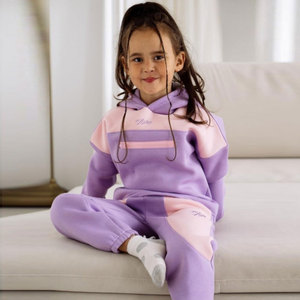 Custom logo Cotton Elastic Waist Wholesale Kids Sweat Suit New Fashion Tracksuits for Kids 2022 Best Selling Tracksuits - Product Image 3